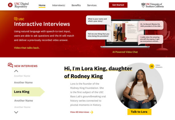 Modern Website Design for USC
